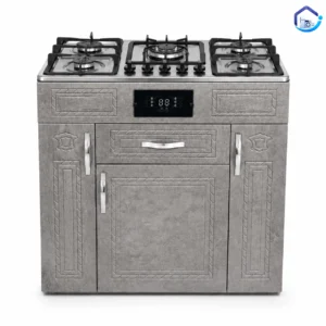 اجاق گاز کابینتی MDF رویه استیل